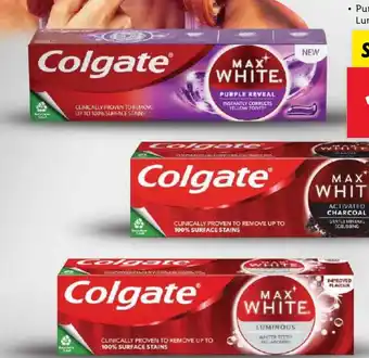 Lidl COLGATE MAX WHITE Pastă de dinți Ofertă