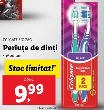 Lidl COLGATE ZIG ZAG Periuţe de dinți Ofertă