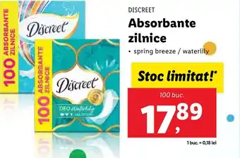 Lidl DISCREET Absorbante zilnice Ofertă