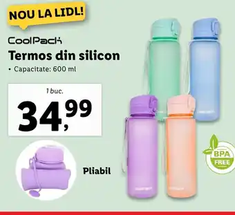 Lidl Termos din silicon Ofertă