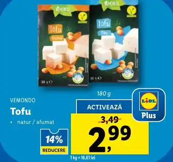 Lidl VEMONDO Tofu Ofertă