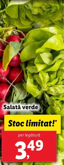 Lidl Salată verde Ofertă