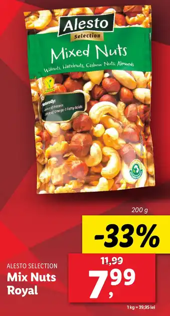 Lidl ALESTO SELECTION Mix Nuts Royal Ofertă