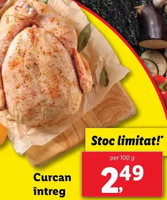 Lidl Curcan întreg Ofertă