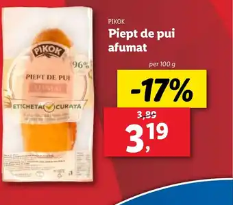 Lidl ΡΙΚΟΚ Piept de pui afumat Ofertă