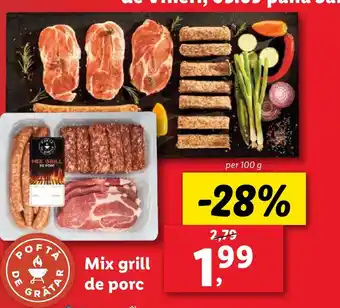 Lidl Mix grill de porc Ofertă