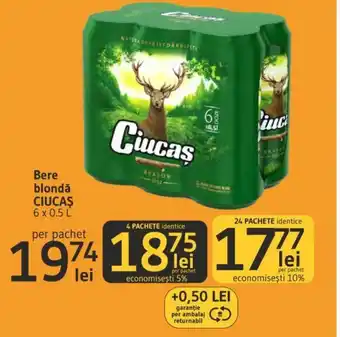 Supeco Bere blondǎ CIUCAŞ 6 x 0.5 L Ofertă