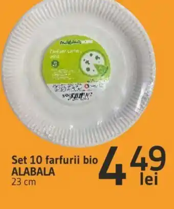 Supeco Set 10 farfurii bio ALABALA Ofertă