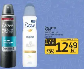 Supeco Deo spray DOVE Ofertă