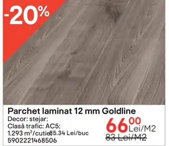 Brico Depôt Parchet laminat 12 mm Goldline Ofertă