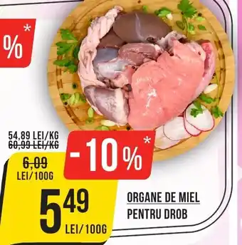 ORGANE DE MIEL PENTRU DROB