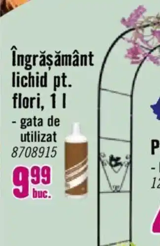 Hornbach Îngrăşământ lichid pt. flori, 1L Ofertă