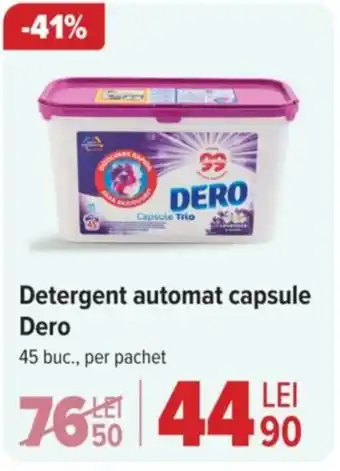 Carrefour Detergent automat capsule Dero Ofertă