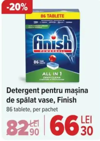 Detergent pentru mașina de spălat vase, Finish