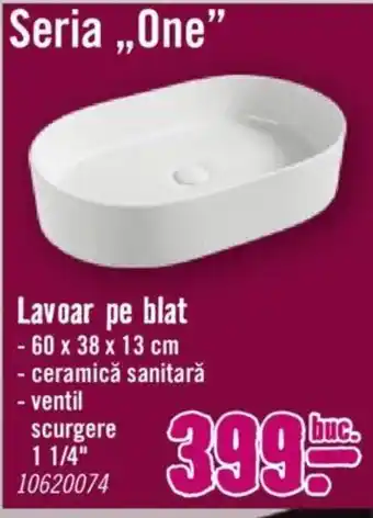 Hornbach Lavoar pe blat Ofertă