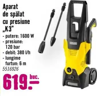 Hornbach Aparat de spălat cu presiune „K3" Ofertă