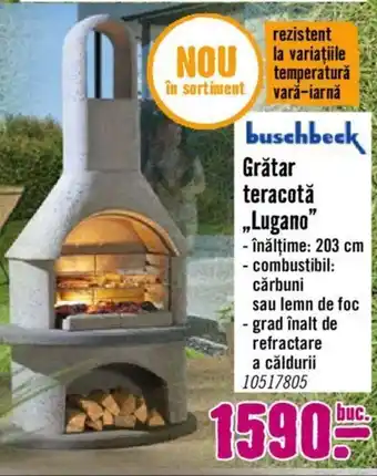 Hornbach Grătar teracotǎ „Lugano" Ofertă