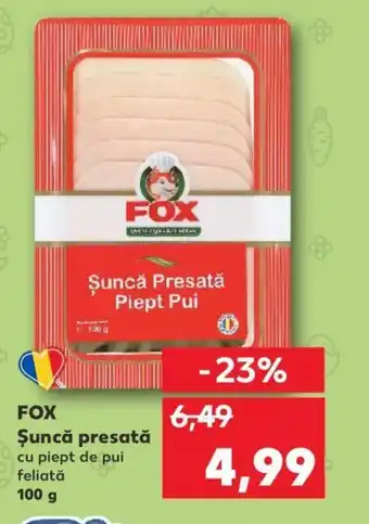 Kaufland FOX Şuncă Presată Ofertă