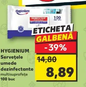 Kaufland HYGIENIUM Serveţele umede dezinfectante Ofertă