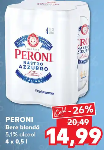 Kaufland PERONI Bere blondă Ofertă