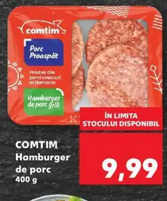 Kaufland COMTIM Hamburger de porc Ofertă