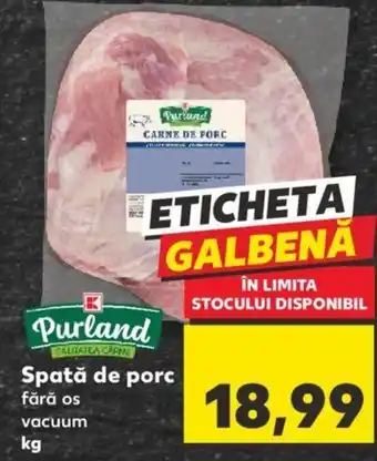 Kaufland Spată de porc Ofertă