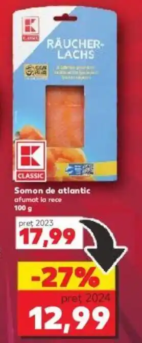 Kaufland Somon de atlantic afumat la rece Ofertă