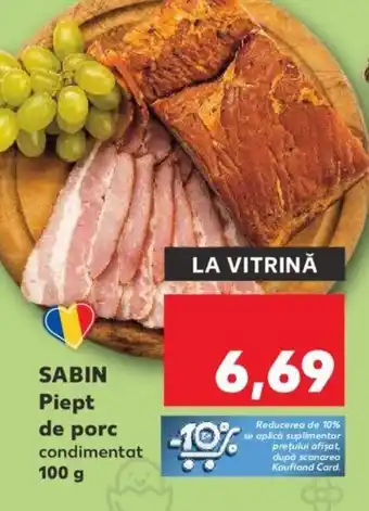 Kaufland SABIN Piept de porc Ofertă