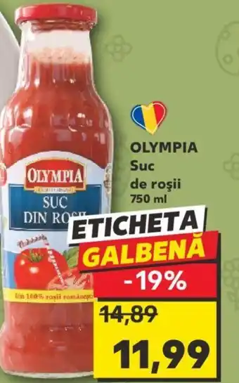 Kaufland OLYMPIA Suc de roşii 750 ml Ofertă