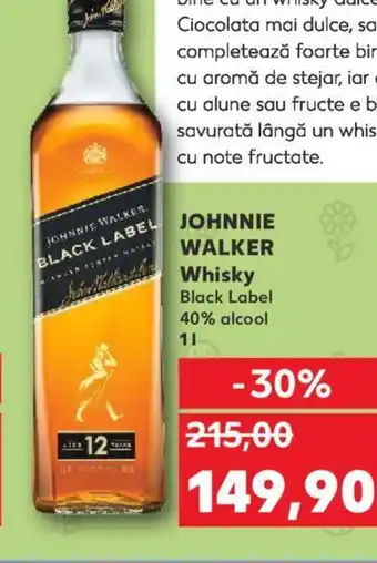 Kaufland JOHNNIE WALKER Whisky 1L Ofertă