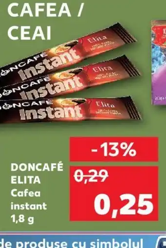 Kaufland DONCAFÉ ELITA Cafea instant Ofertă