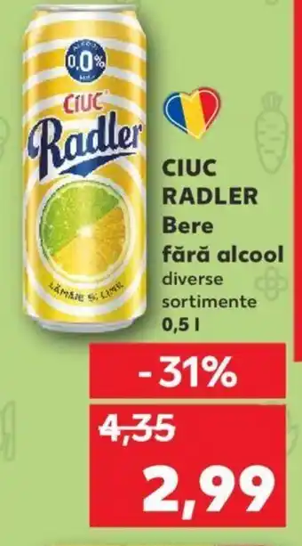 Kaufland CIUC RADLER Bere fără alcool 0.5L Ofertă