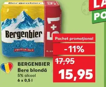 Kaufland BERGENBIER Bere blondă Ofertă