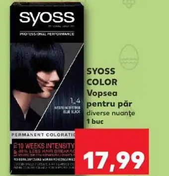Kaufland SYOSS COLOR Vopsea pentru păr Ofertă