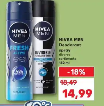 Kaufland NIVEA MEN Deodorant spray Ofertă