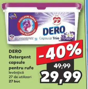 Kaufland DERO Detergent capsule pentru rufe Ofertă