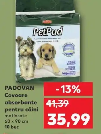 Kaufland PADOVAN Covoare absorbante pentru câini Ofertă