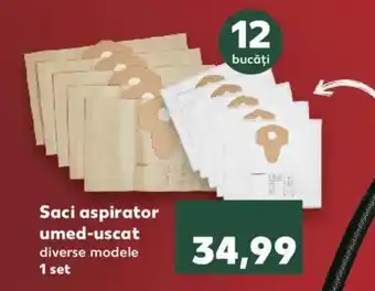 Kaufland Saci aspirator umed-uscat Ofertă