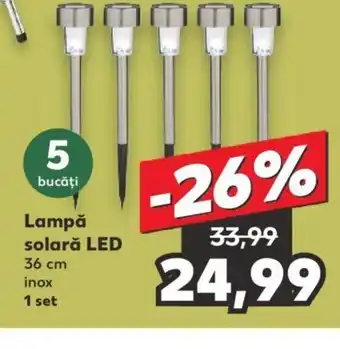 Kaufland Lampă solară LED Ofertă