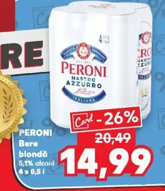 Kaufland PERONI Bere blondǎ Ofertă