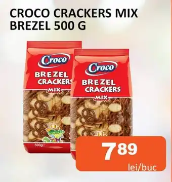 Unicarm CROCO CRACKERS MIX BREZEL 500 G Ofertă