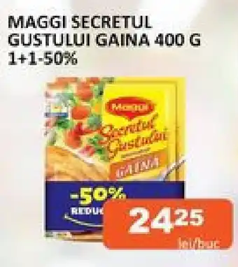 Unicarm MAGGI SECRETUL GUSTULUI GAINA 400 G 1+1-50% Ofertă