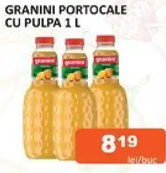 Unicarm GRANINI PORTOCALE CU PULPA 1L Ofertă