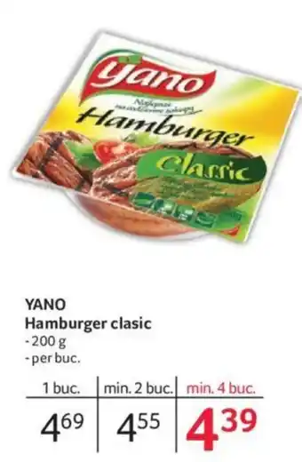 Selgros YANO Hamburger clasic Ofertă