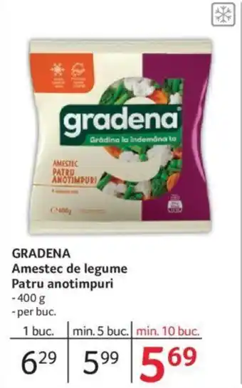 Selgros GRADENA Amestec de legume Patru anotimpuri Ofertă