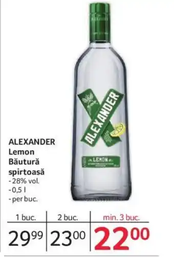 Selgros ALEXANDER Lemon Băutură spirtoasă Ofertă