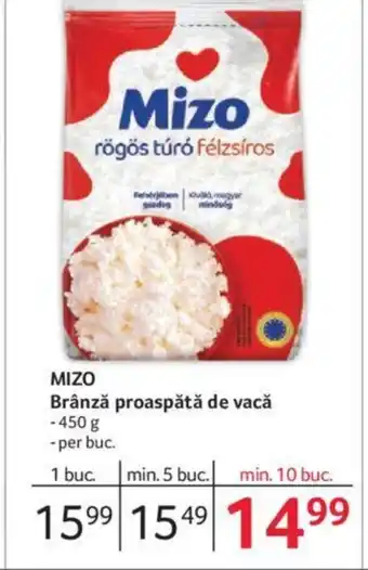 MIZO Brânză proaspătă de vacǎ