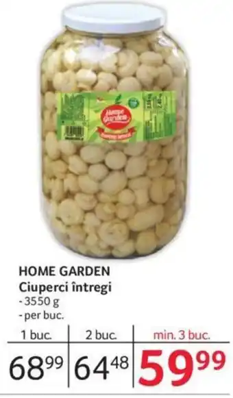 Selgros HOME GARDEN Ciuperci întregi Ofertă