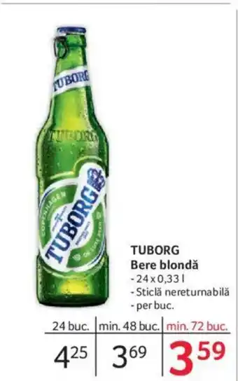 Selgros TUBORG Bere blondǎ Ofertă