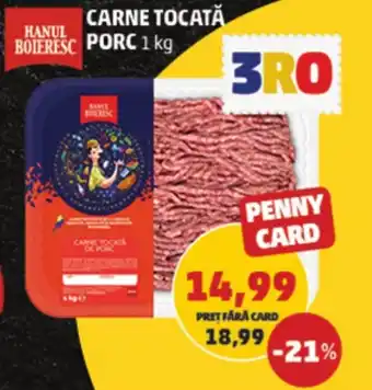 Penny CARNE TOCATĂ PORC Ofertă